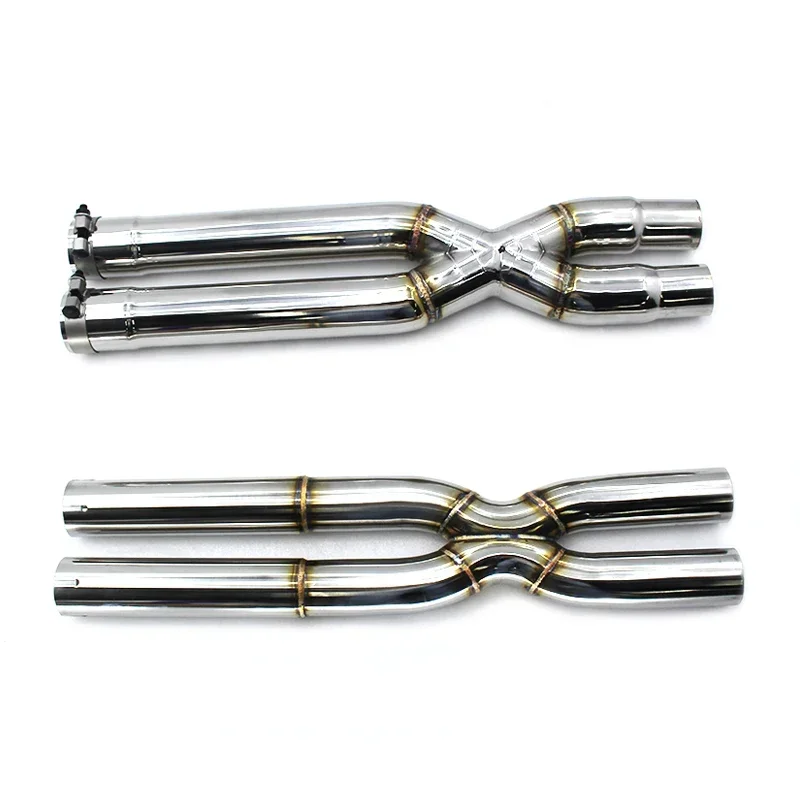 X mid for Maserati Gran Turismo/GT 4.7 2008- stainless steel pipe car exhaust system either of two