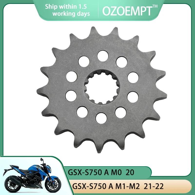 

OZOEMPT 525-17T Motorcycle Front Sprocket Apply to GSX-S750 A M0 GSX-S750 A M1-M2,Z L5-L6,Z L7,Z L8,Z L9,Z M1,ZA L9,ZA M0