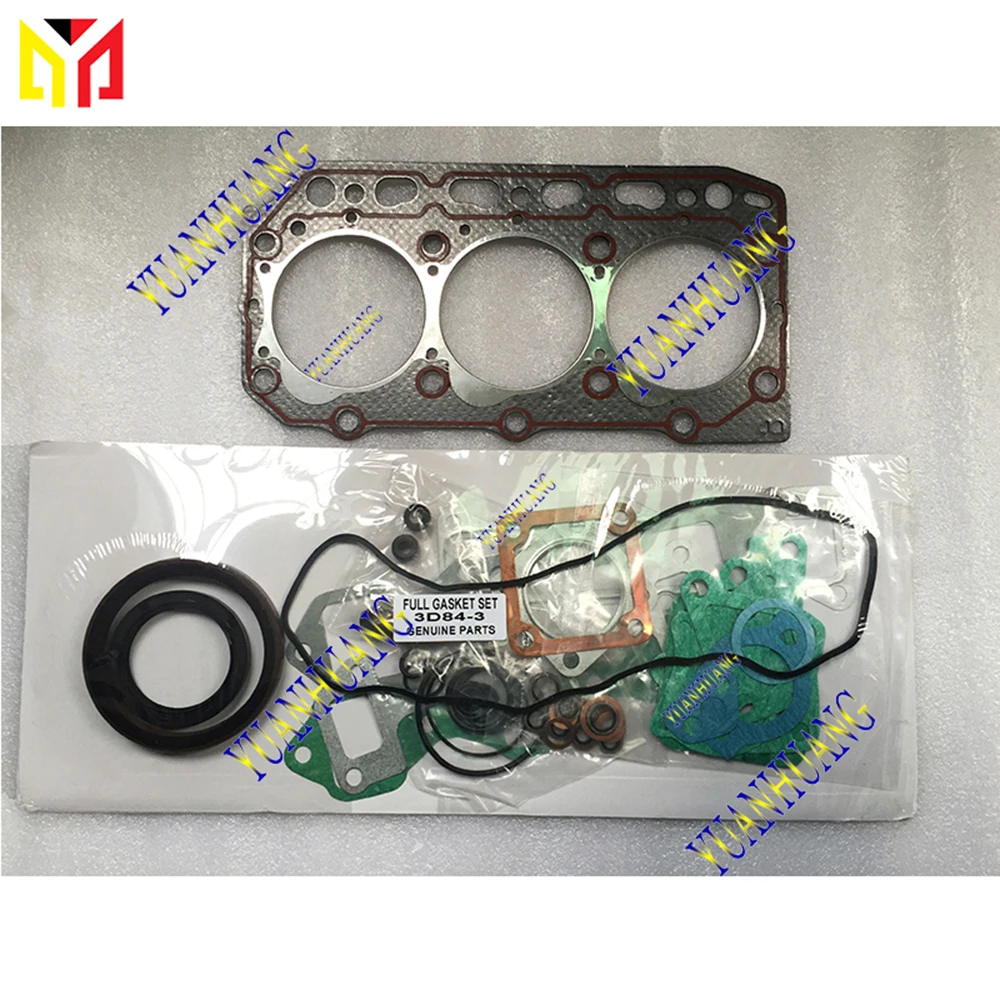 

New Full Gasket Kit with Head Gasket fits Komatsu Yanmar 3D84-3 Excavator