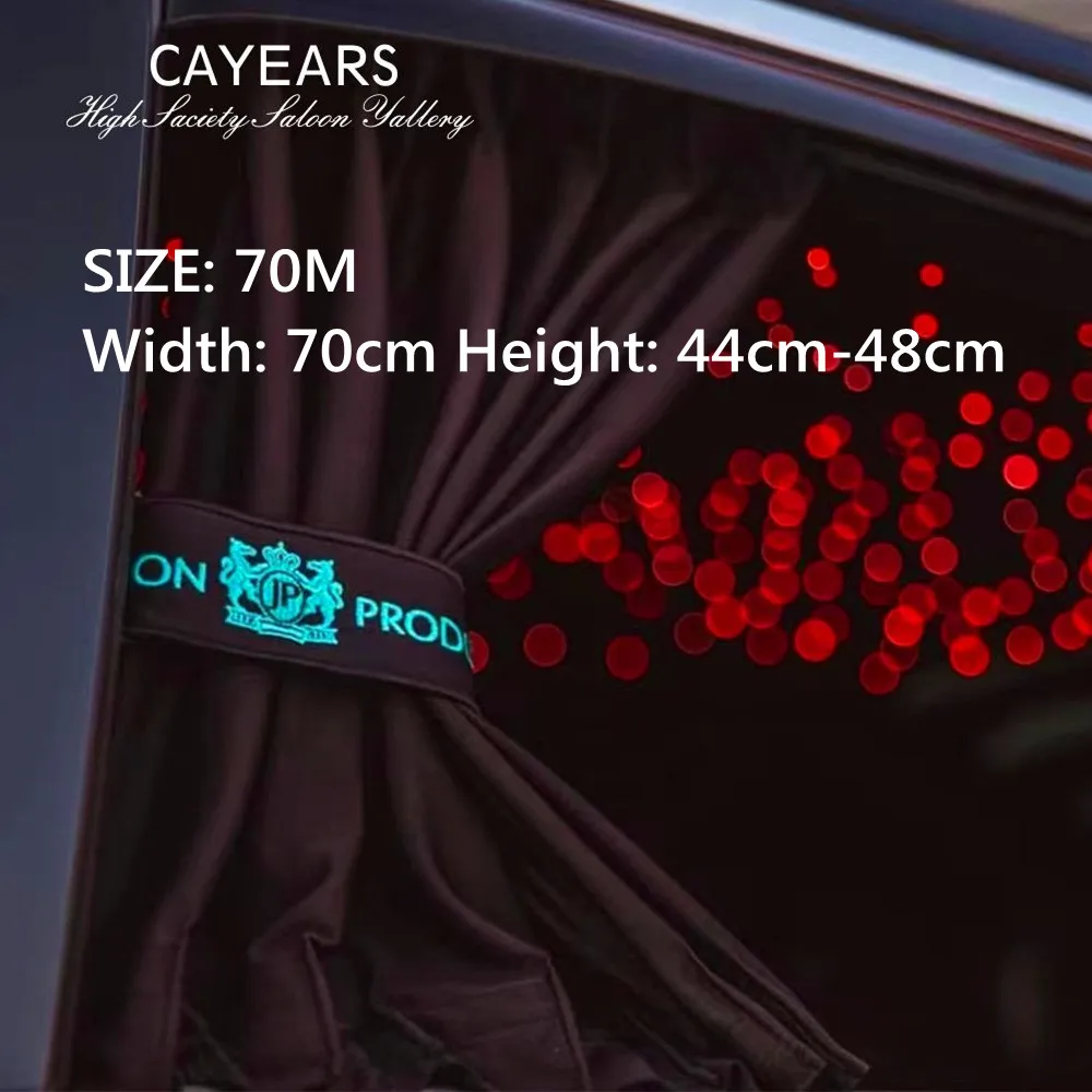 1Set Junction Produce JP Curtains Black Car Window Shade Valance