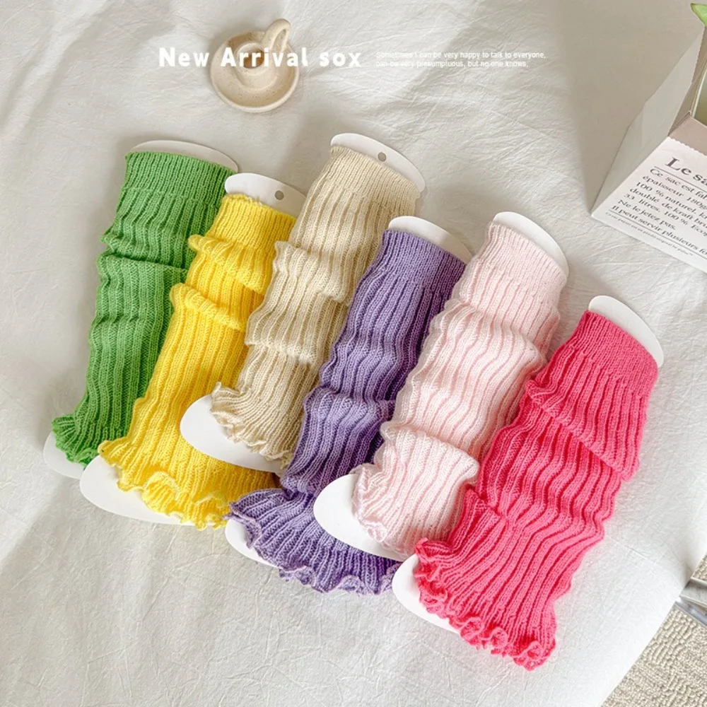 Thickened Knitted Mid Calf Socks for Kids and Adults