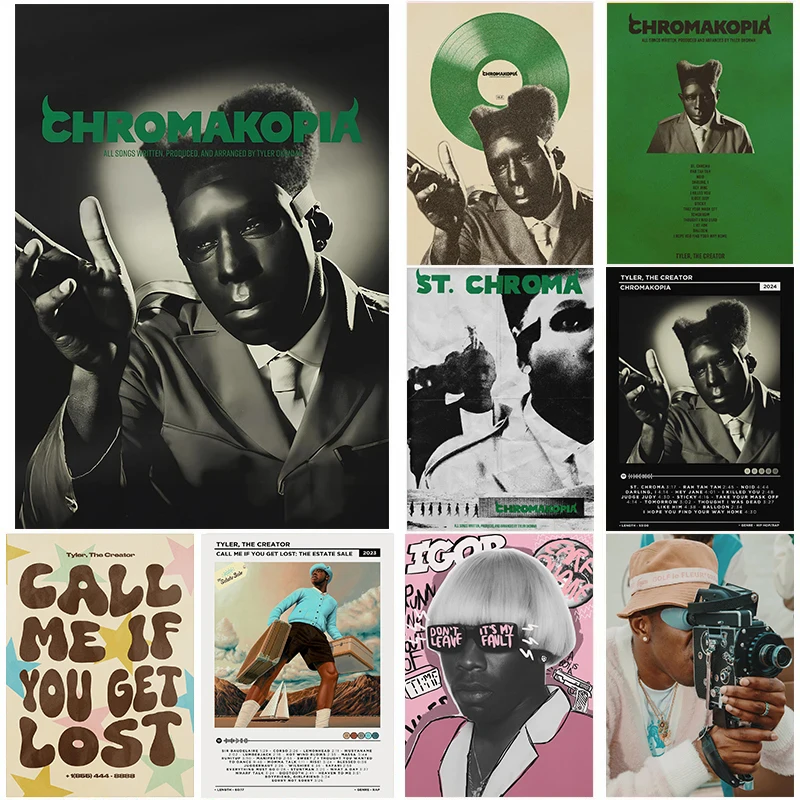 Hip Hop Rapper Tyler The Creator Chromakopia Classic Music Album Poster Canvas Painting Wall Pictures Home Dorm Bedroom Decor 1