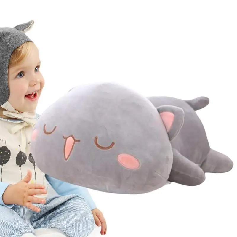 

Cat Plushies Cute Cat Stuffed Pillow Plush Cat Animal Baby Doll Comfortable Stuffed Cat Plush Toy For Kids Children Teens Girls
