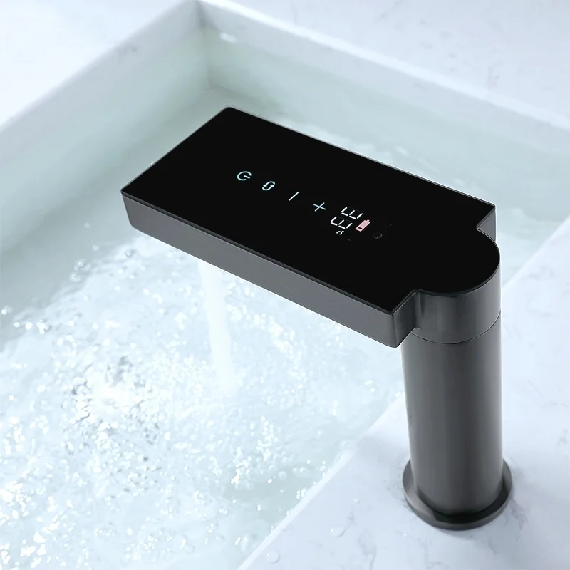 Rubinetti Digitali A Led Sensore Touch Water Tap Bathroomfaucet Lavello Rubinetti Per Lavabo