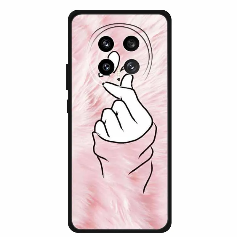 Shockproof Black Silicone Phone Case - Soft and Durable Back Cover