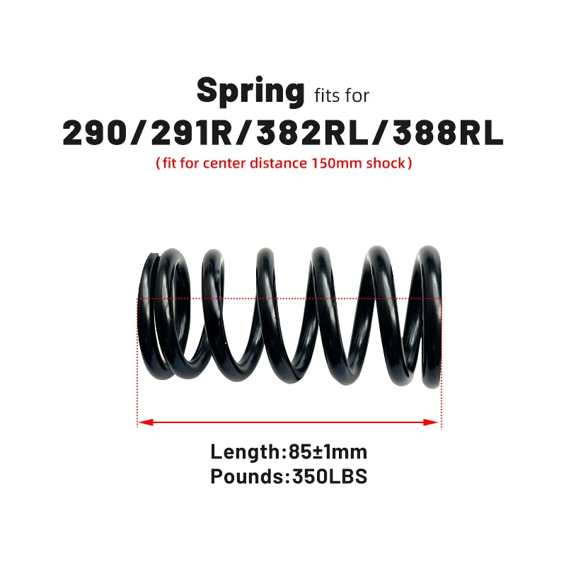 EXA 290 291R 특수 스프링 30.4×85mm 및 DNM DV-22 DV-22AR 스쿠터 자전거 후방 충격 흡수 장치