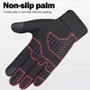 1 Pair Winter Cycling Gloves Men Waterproof Windproof Outdoor Fishing Motorcycle Thermal Touch Anti-Slip Fleece Ski Sport Gloves 5