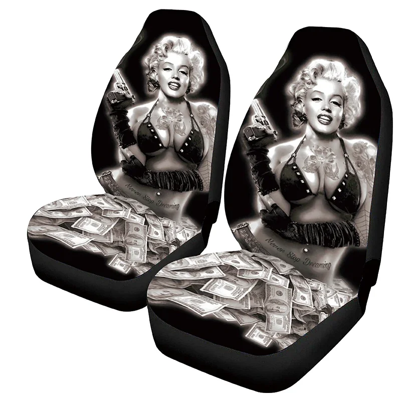 

2 шт., накидка на переднее сиденье автомобиля Marilyn Monroe