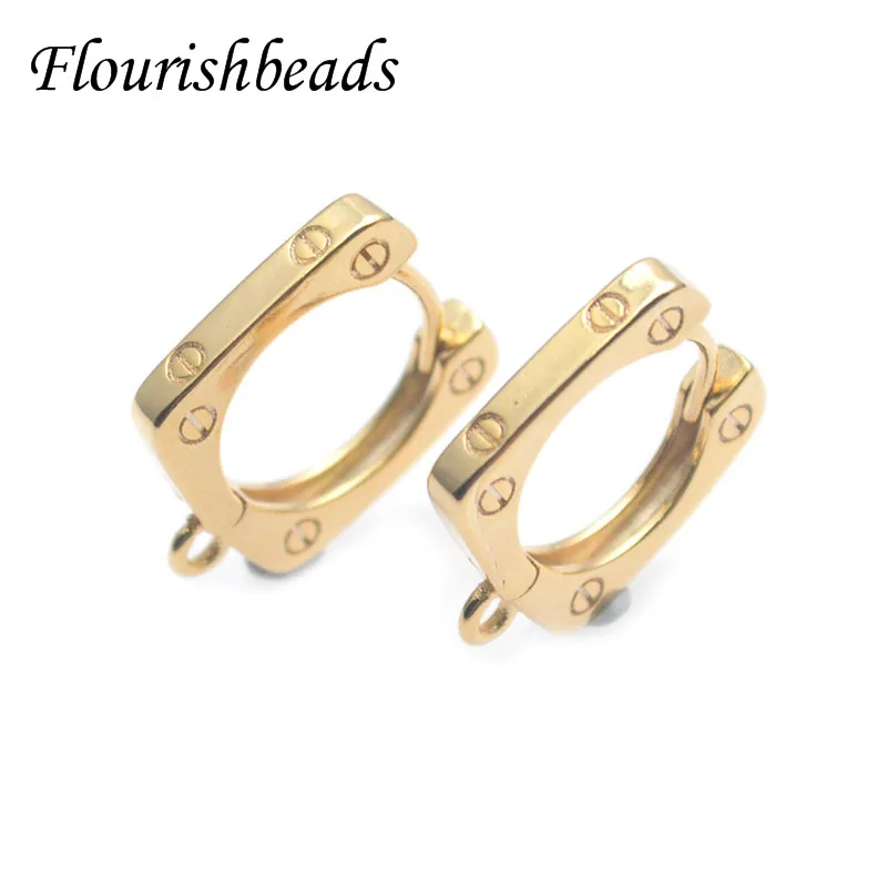 

15x15mm Quality Shevenzy Leverback Earwire for Handmade DIY Findings Accessories Hoop Earring Hook Clasps 30pcs/lot