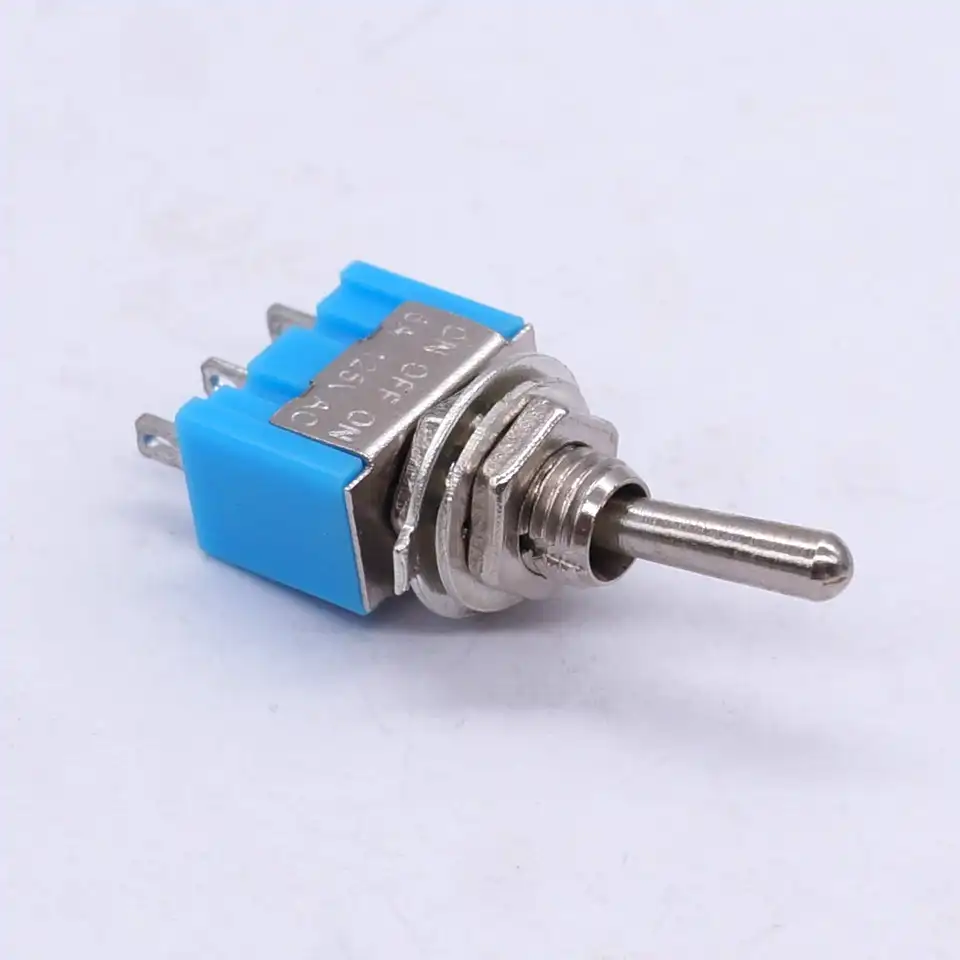 20PCS Mini Single Toggle Switch MTS-102 SPDT AC 125V 6A/ 250V 3A ON-ON 3 Pins 2 Position MTS102 for Electronic Products image 3