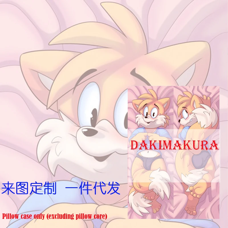

Двусторонняя наволочка для подушки Dakimakura из аниме роарейенот лиса пушистая наволочка с принтом в натуральную величину