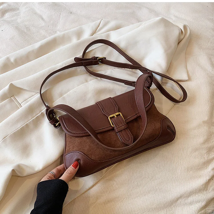 

Сумка на плечо Y2K из искусственной кожи в стиле ретро для женщин, корейская мода 2023, женская сумка для подмышек, сумки и кошельки