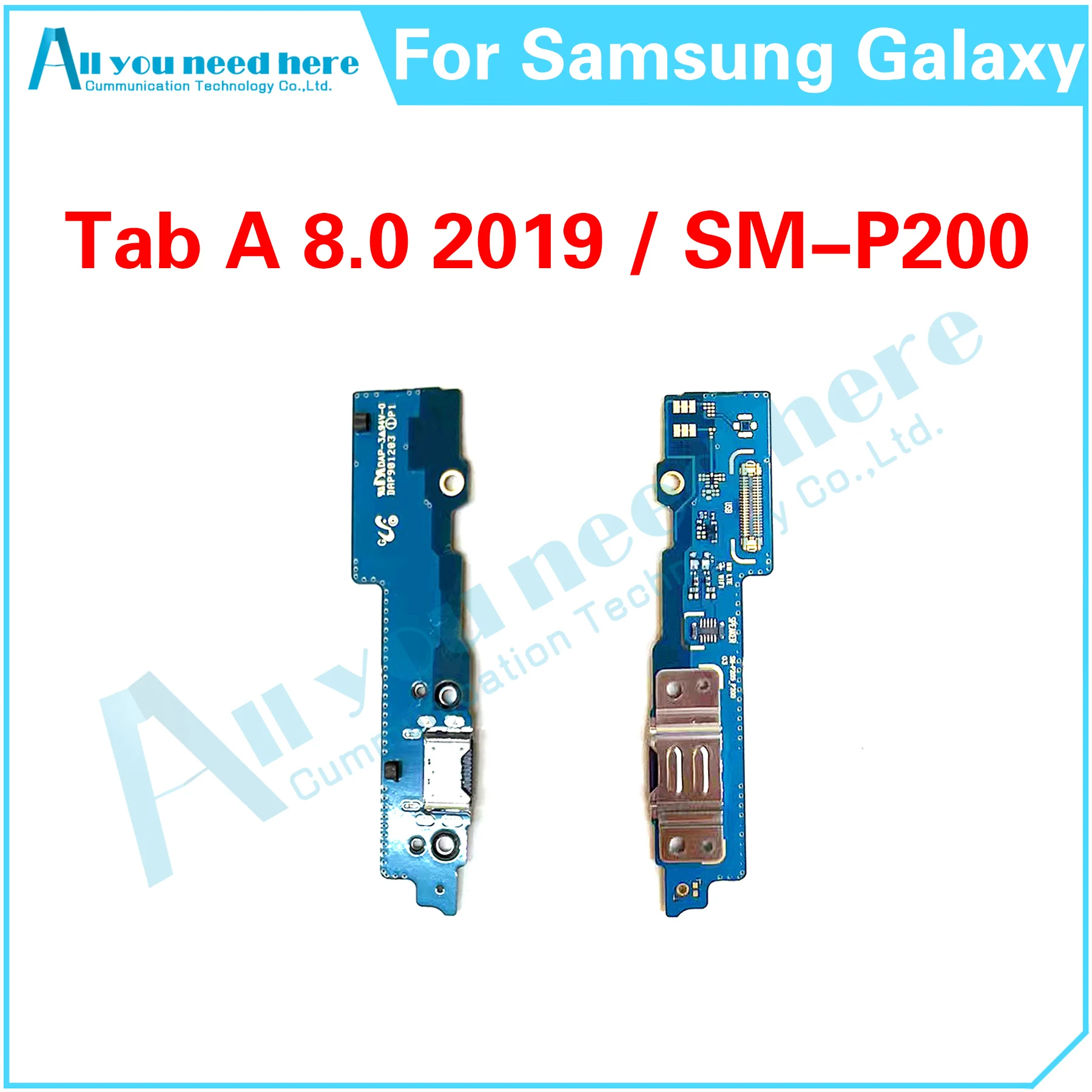 

Для Samsung Galaxy Tab A 8,0 2019 Φ P200 USB-разъем для зарядки, плата для зарядки, гибкий кабель, зарядная док-станция, запасные части