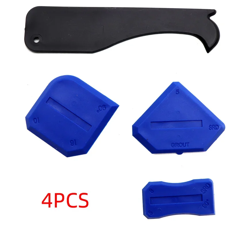 Description Picture 6 of item5 In 1 Silicone Remover Sealant Smooth Scraper Caulk Finisher Grout Kit Tools Floor Mould Removal Hand Tools Set Accessories