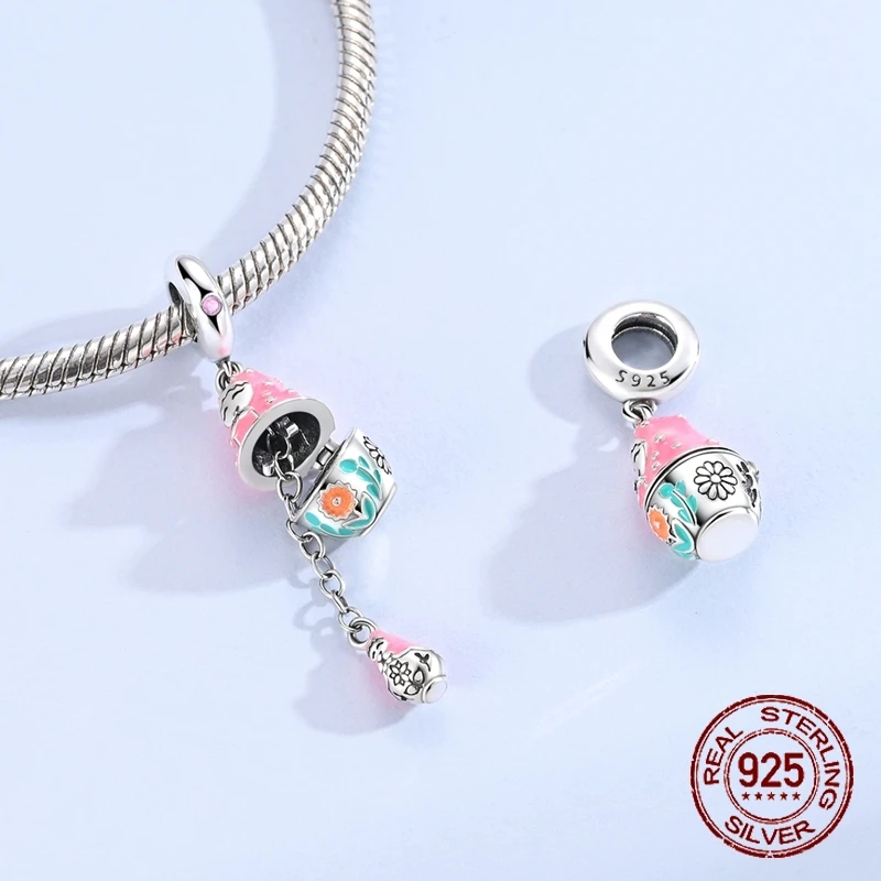 Sterling Openable Charm Bead 4