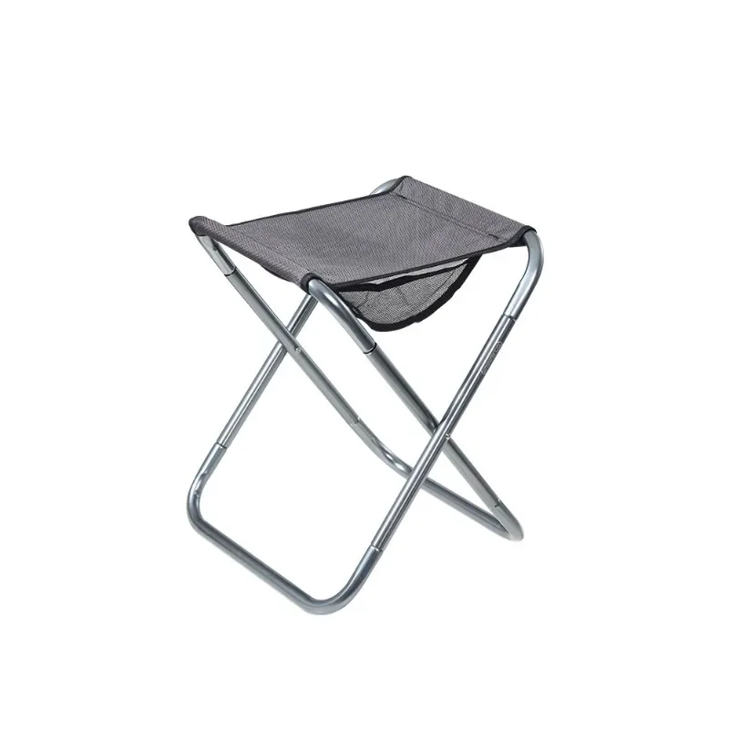 Outdoor Aluminum Alloy Folding Stool Portable Fishing Camping Stool Beach Chair