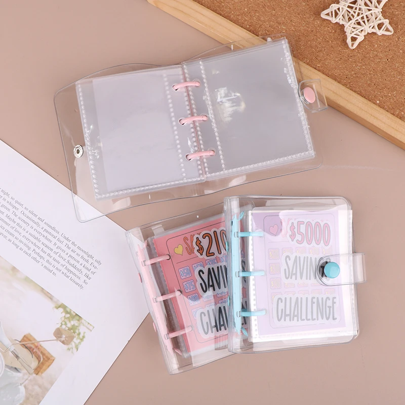 Savings Binder 150-5000USD Savings Challenge Loose-leaf Notebook Binder Housing Budget Planner Cash Envelope Savings 2