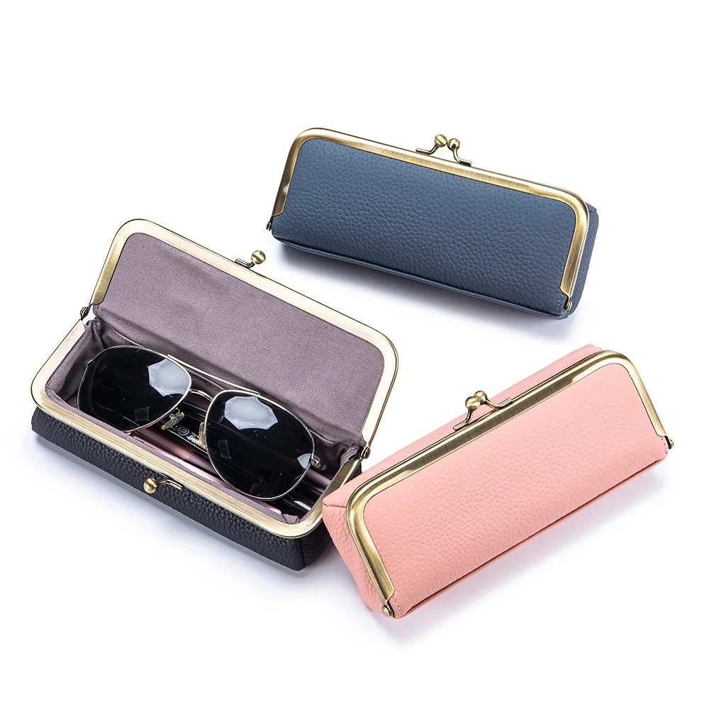 Premium Genuine Leather Sunglasses and Eyewear Holder Pouch