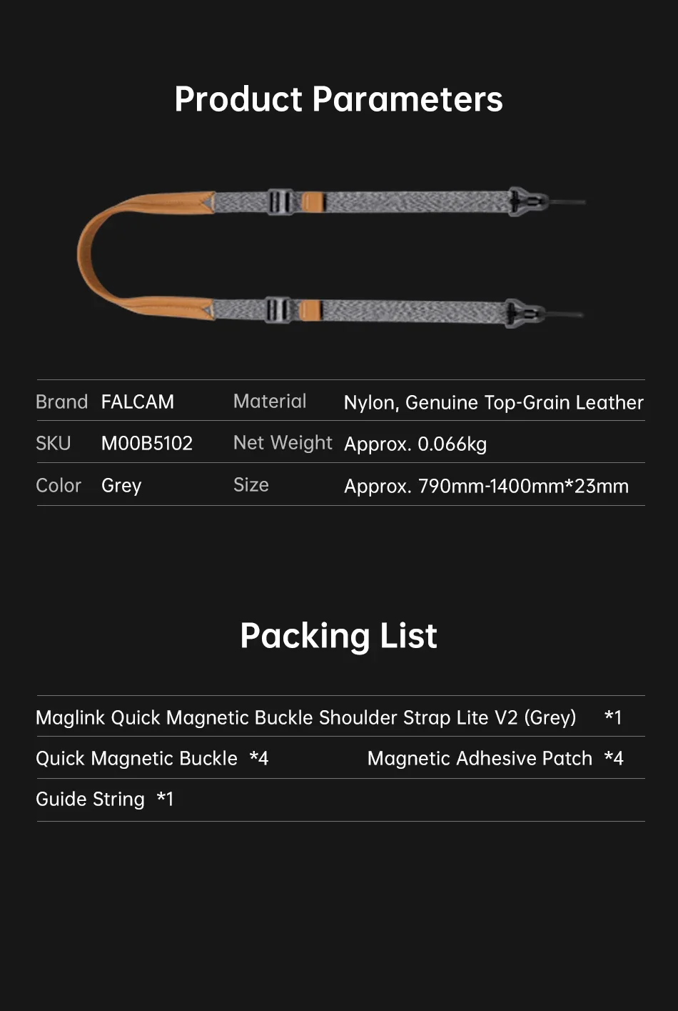 MAGLINK Lite V2 Camera Strap for Entry-level Mirrorless/Compact Cameras,Quick Ma