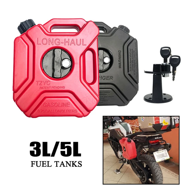 3/5L Benzin Kanister Benzin Diesel Kraftstoff Tank Behälter Roller Motorrad  Benzin Können Backup Kraftstoff-krüge Mit lock & Key - AliExpress