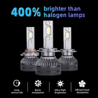 DAWN KNIGHT K5C 24V H7 H4 H1 LED Truck Light Bulb H11 4300K 6000K 110W 24V Led Headlight Lamp for Truck 2PCS - Image 2