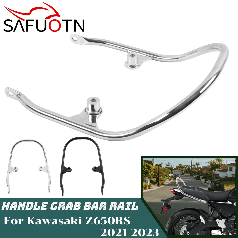Z650rs Rear Luggage Rack Passenger Handgrip Rail Bar Support Bracket For Kawasaki Z 650rs Z650