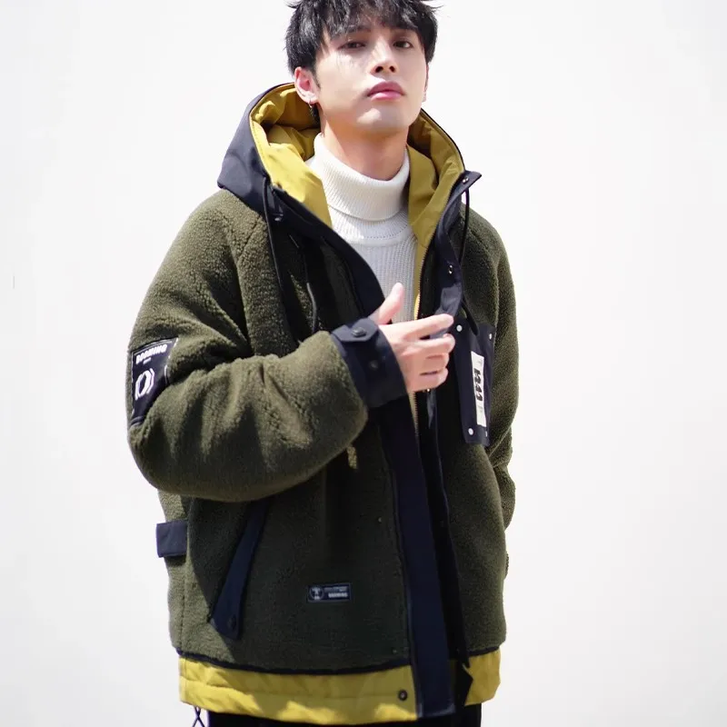 New Winter White Duck Down Mens Hoodies Puffer Jacket Casual Warm Male Windproof Ski Coats Outdoor Padded down jacket mens jacket