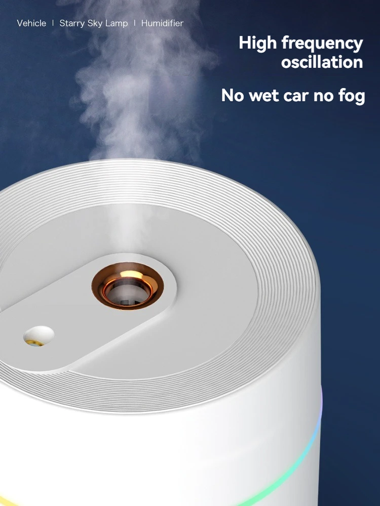 New Star Projection Car Humidifier Portable Small Large Fog Volume Home Bedroom Aromatherapy Atmosphere Light Humidifier air humidifier