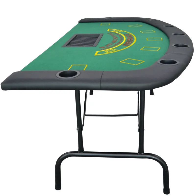 

New blackjack game folding poker table cheap, durable and beautiful gambling table Custom Casino table Wholesale