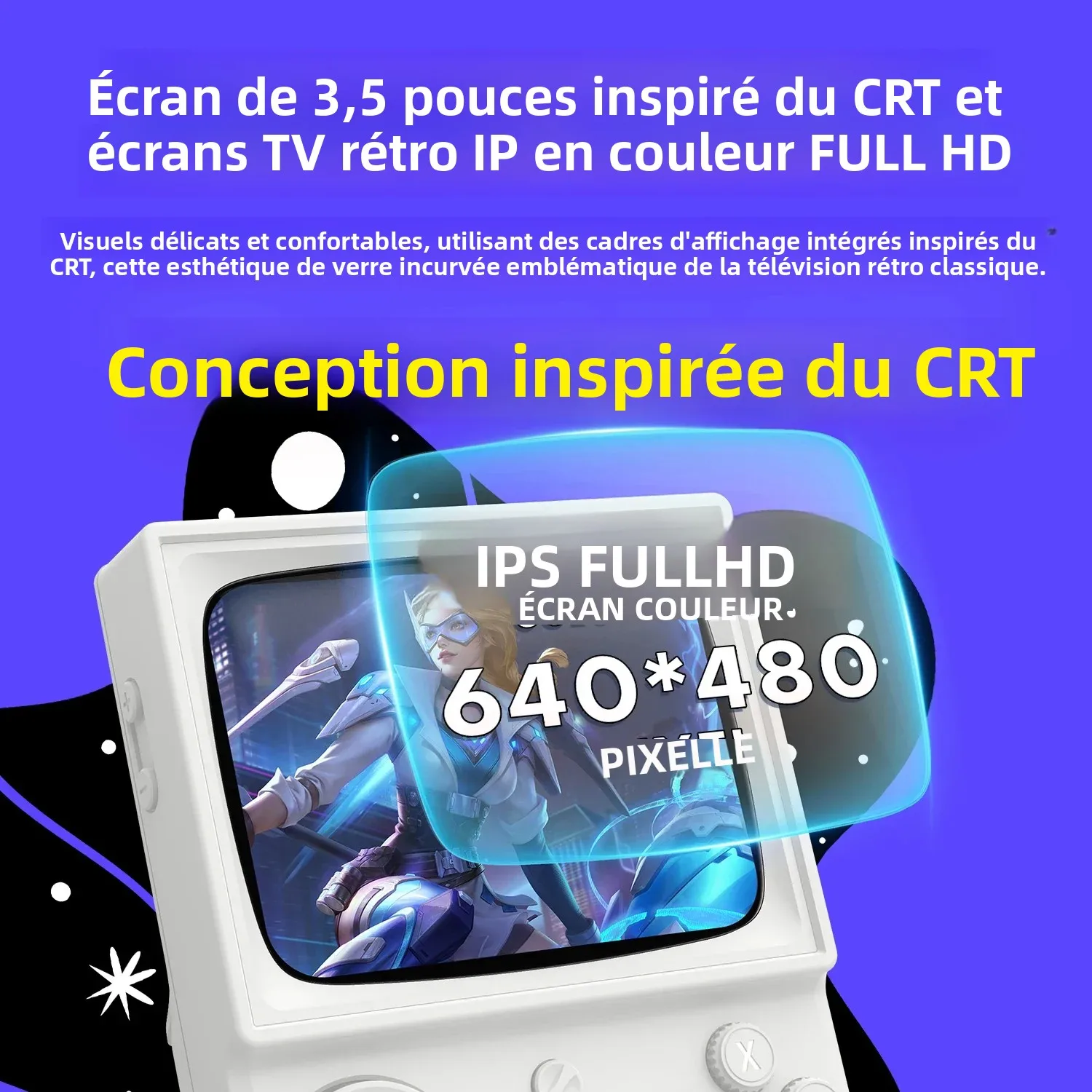 AISLPC R36T Retro Handheld 3.5 Inch IPS Screen 25+Emulators 18000+ Classic Games Portable Pocket Video Game Console_voghion.com