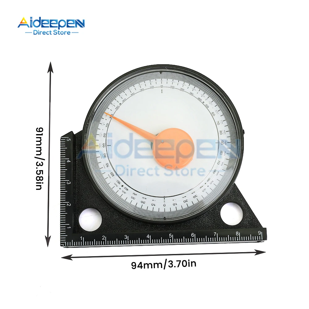 Digital Inclinometer 1Pcs 0-90 Degrees Measuring Inclinometer Slope Angle Finder Protractor Tilt Level Meter Clinometer Gauge Gauging Tools