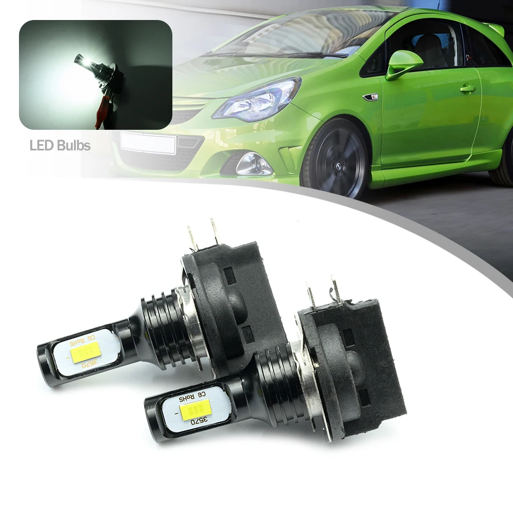 2Pcs Auto Led Low Beam Dipped Headlight Lamp Adaptive Forward Lighting