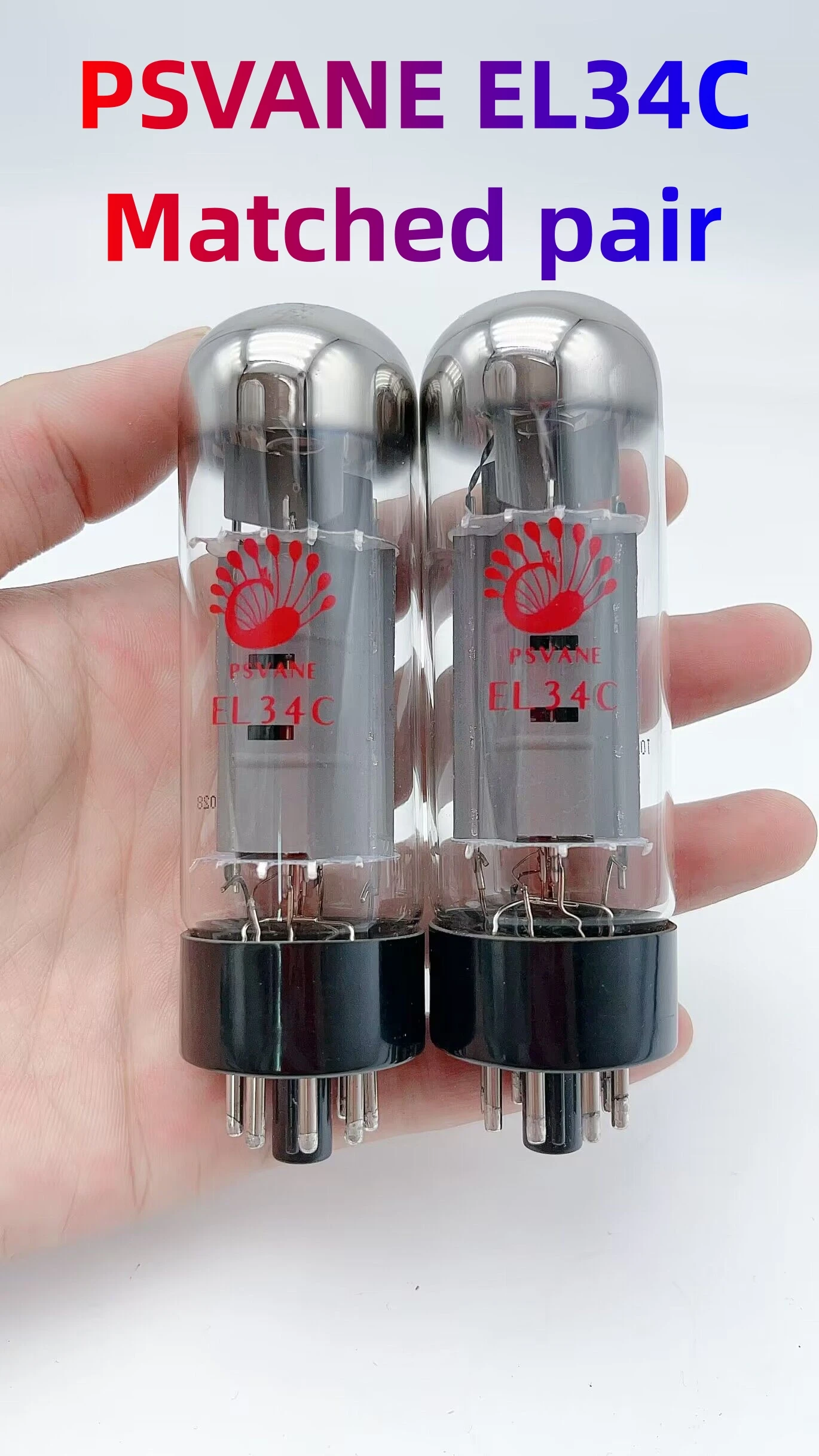 [新品未使用]PSVANE EL34C/6CA7 真空管 マッチドペア4本セット PSVANE EL34C中古真空管 4本セット 新品未使用]PSVANE EL34C