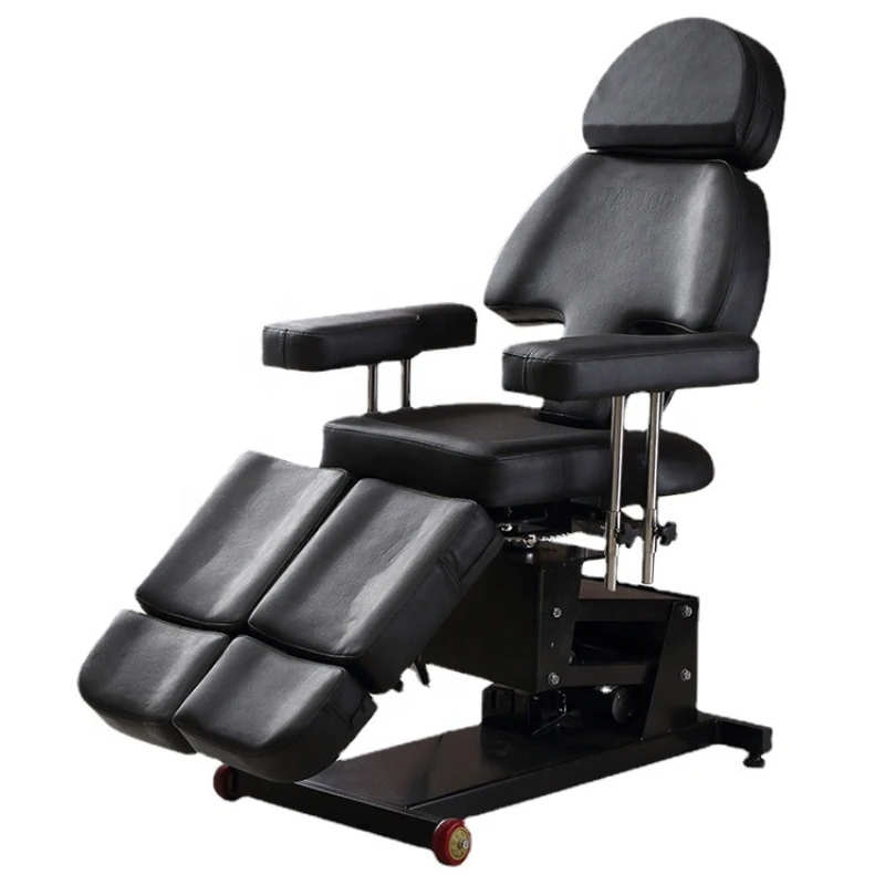 Classic European Style Heavy Duty Hydraulic Pump Tattoo Chair Spa Bed Beauty Foldable Massage tattoo bed