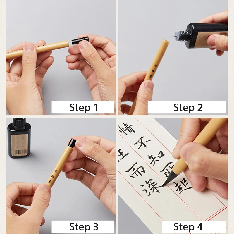 Calligraphy Brush Soft Headed Inkable Xiaokai 1 Pc