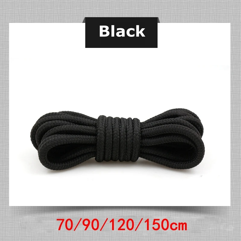 Vibrant Polyester Round Shoelaces for Sneakers and Boots - Multiple Lengths Available