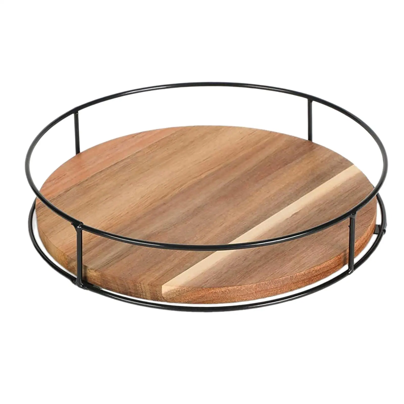 Turntable Tray Decoration Rotary Vanity Tray Bread Tray Turntable Organizer for Countertop Bar Dining Room Table Cabinet