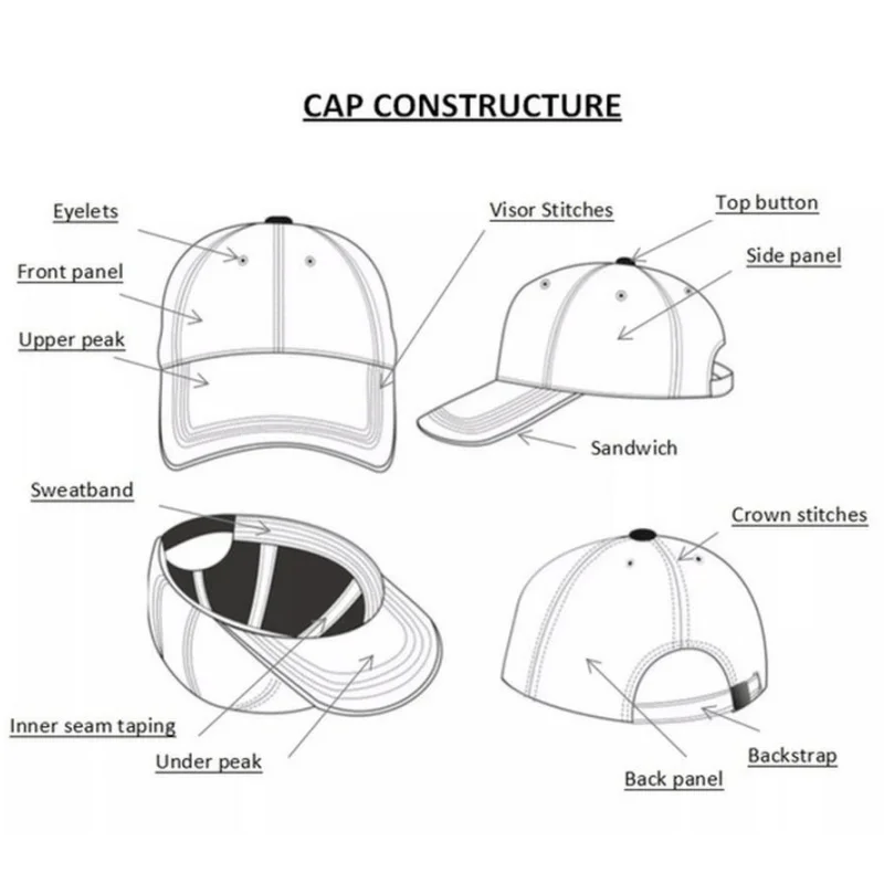Kawasaki hat men's baseball hat women's hip-hop ponytail sun outdoor sports