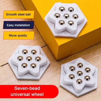 Tappetini Multifunzionali per Mobili con Ruote Girevoli, Adatti per Piccoli Mobili per Uso Portatile con Ruote Orientabili