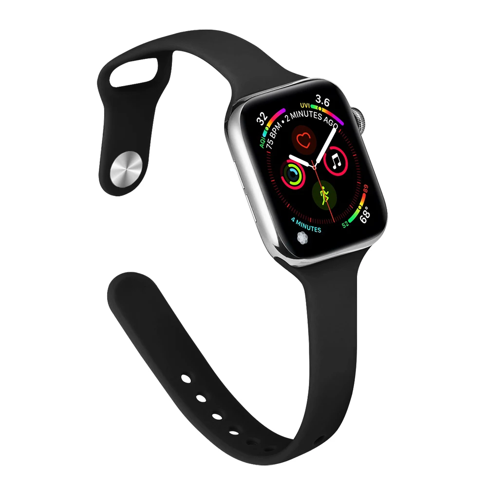 Slim Starlight Sport Silicone Watch Band Collection