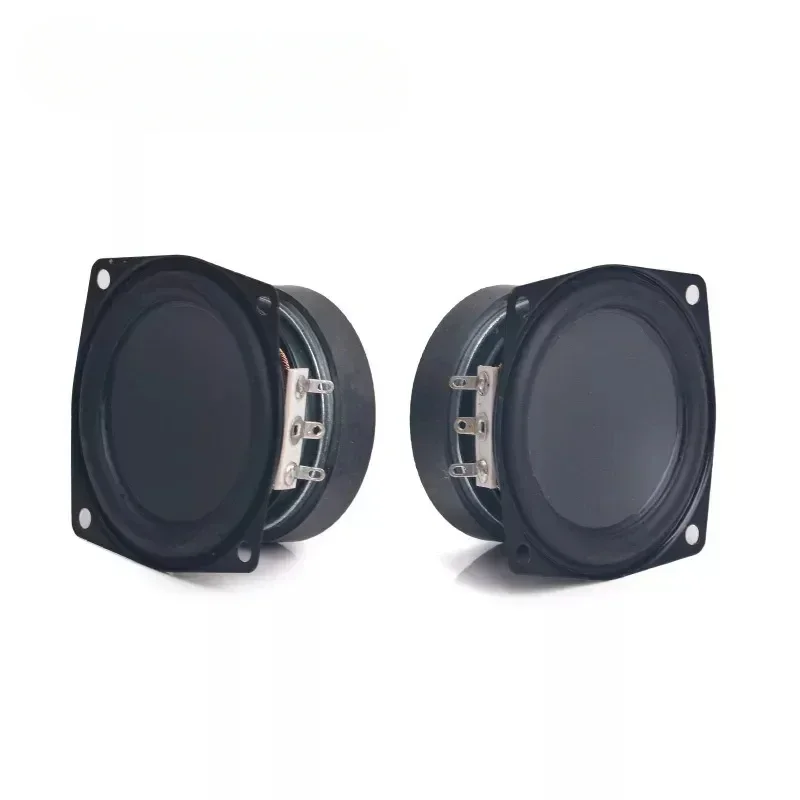 SOTAMIA 2Pcs 2.5 Inch Square Full Range Speaker 67mm 4 Ohm 15W HIFI Loudspeaker Audio DIY Waterproof Outdoor Bluetooth Speakers 4
