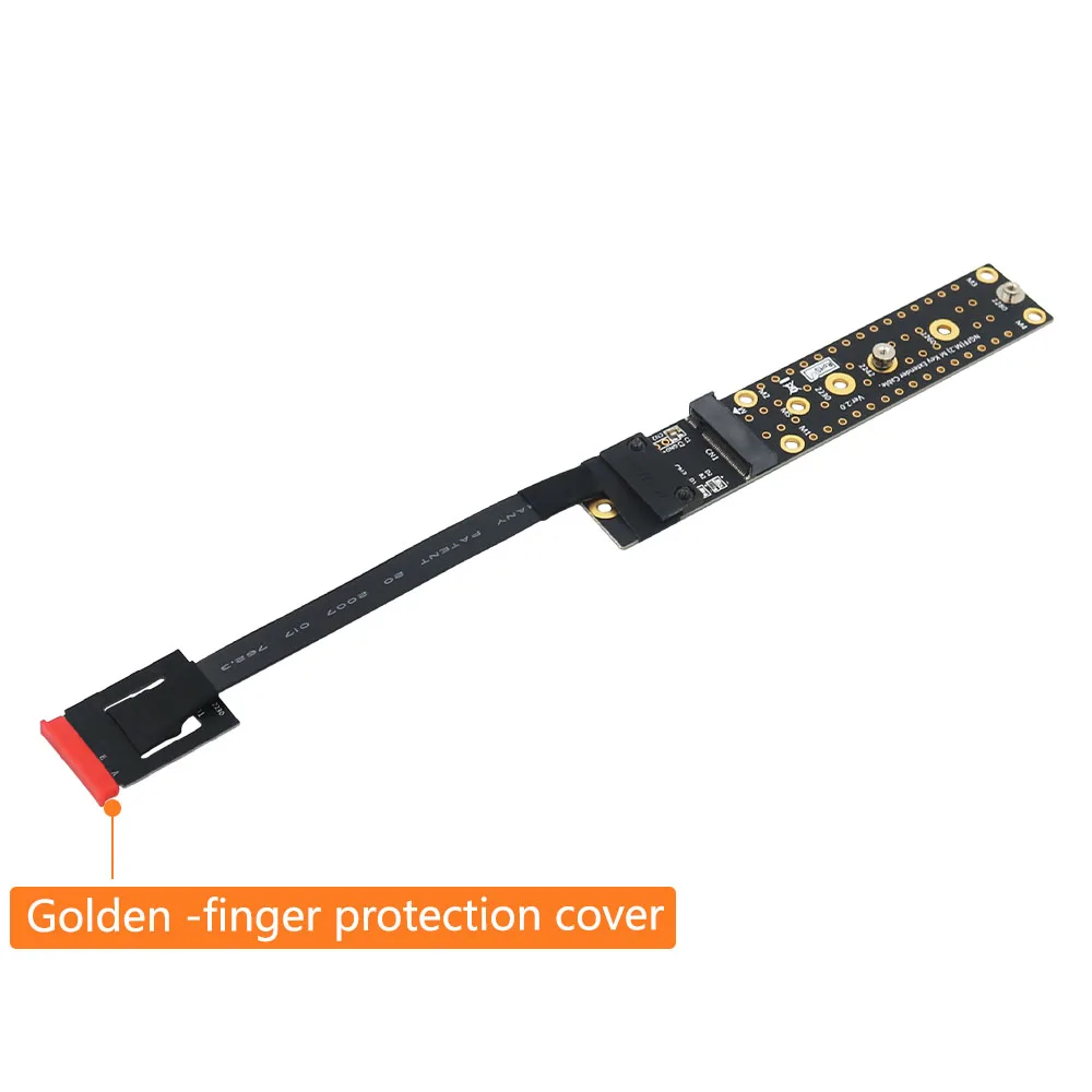 Ngff M.2 Chave ae Macho para Chave m Adaptador de Placa Fêmea com Cabo m2 Chave para Nvme 2230 2242 2260 2280 Ssd - Imagem 3