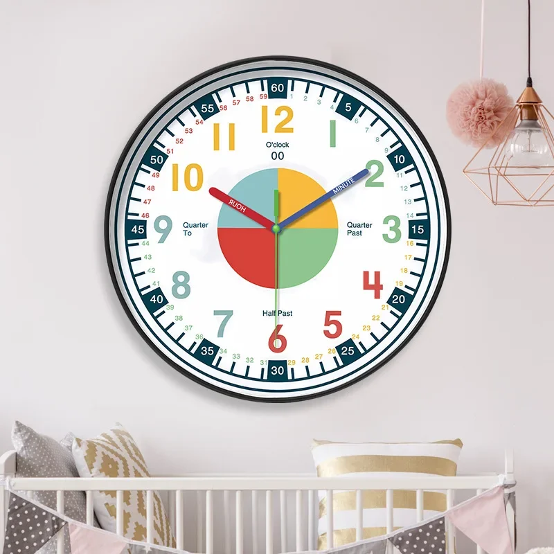 Geevon Retro Silent 12 Inch Wall Clock Non Ticking, Rustic