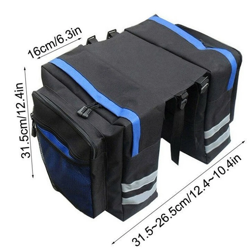 Durable Double-Sided Cycling Rear Rack Trunk Bag