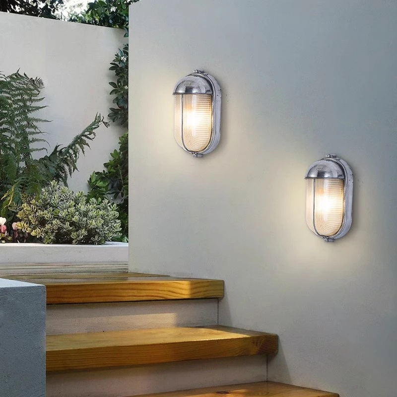 Outdoor Retro LED Wall Lamp Image 5