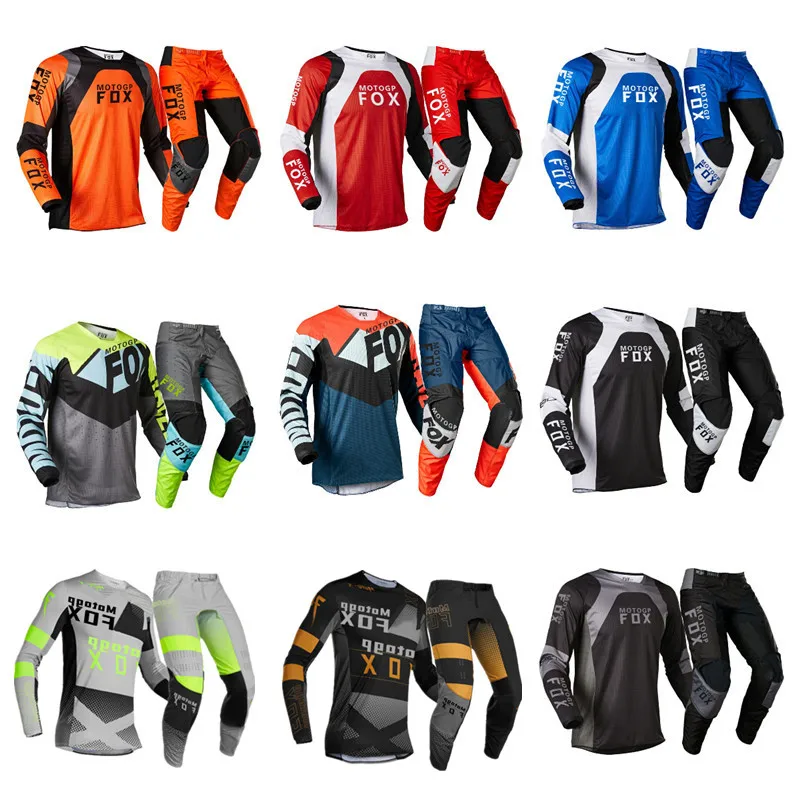 

2022 Motogpfox 180/360 Motocross MX 180 Cota черные трикотажные брюки взрослые мотоциклетные велосипеды для езды на мотоцикле MTB BMX комплект снаряжения