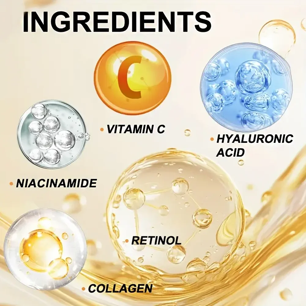 YUITlKUE Retinol & Collagen Moisturizing Firming Cream with Niacinamide & Vitamin C Lightweight non-greasy formula to firm skin