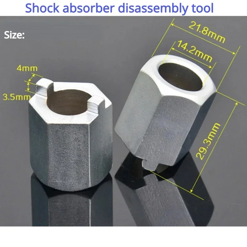 1pc Set di strumenti per la rimozione dell'ammortizzatore per VW Presa di riduzione della velocà anteriore e posteriore Manicotto digonal Strumenti per officina automobilistica