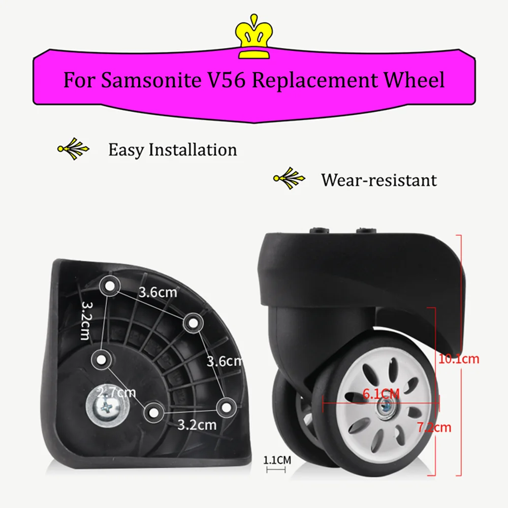 Swivel Suitcase Samsonite Luggage Wheels Replacement Kit