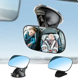 Enhanced 360 - Degree Rotatable Rearview Safety Mirror with Clear Reflection (Mirror Suction Cup)